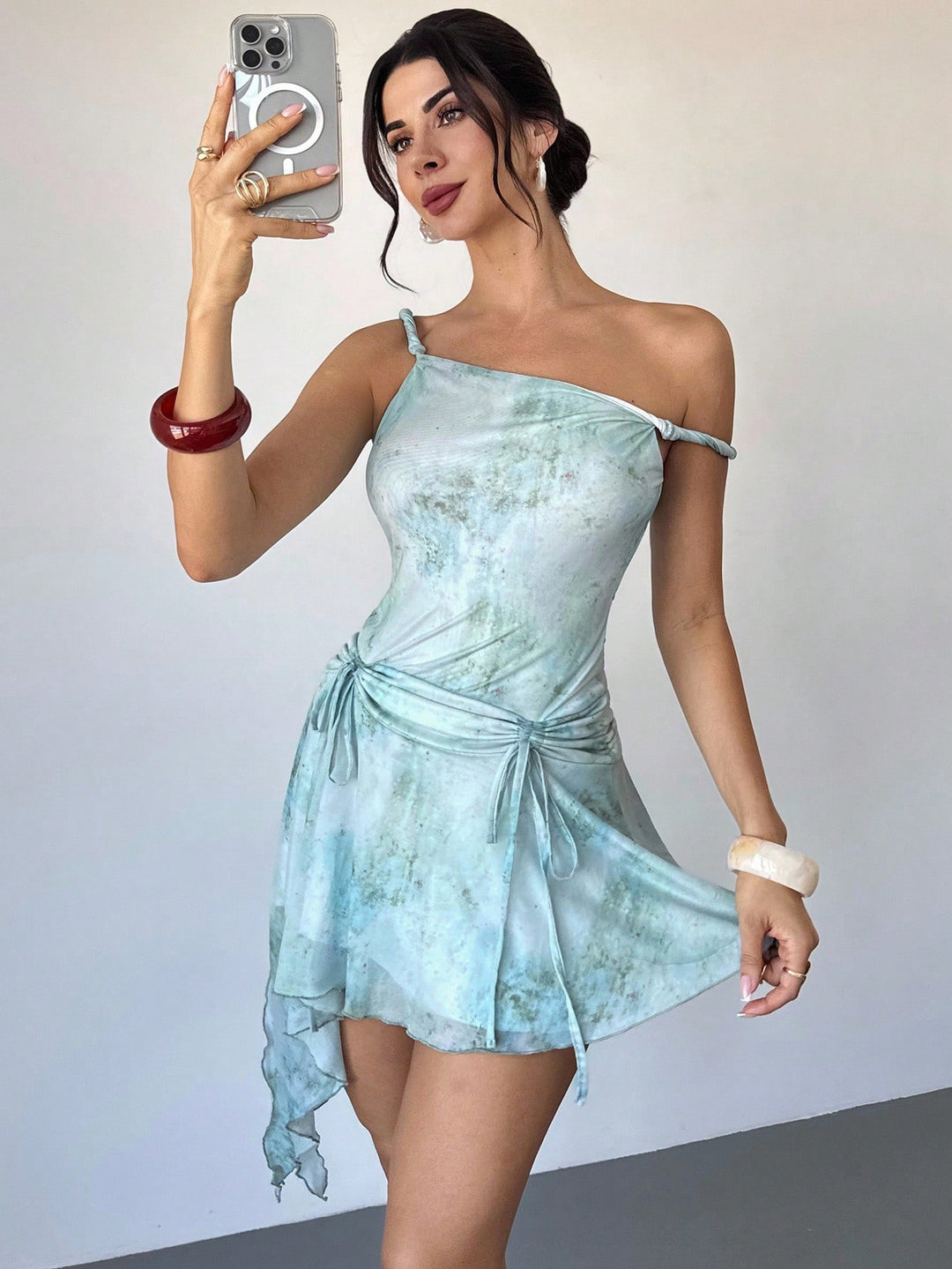 Rochie mini SHEIN, verde