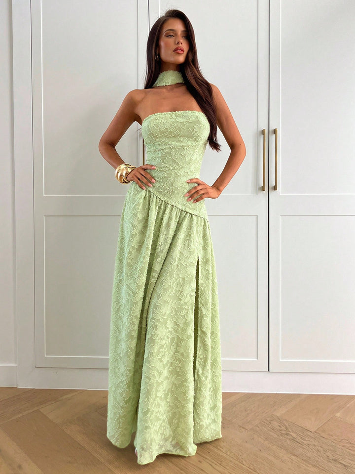 Rochie midi SHEIN, verde