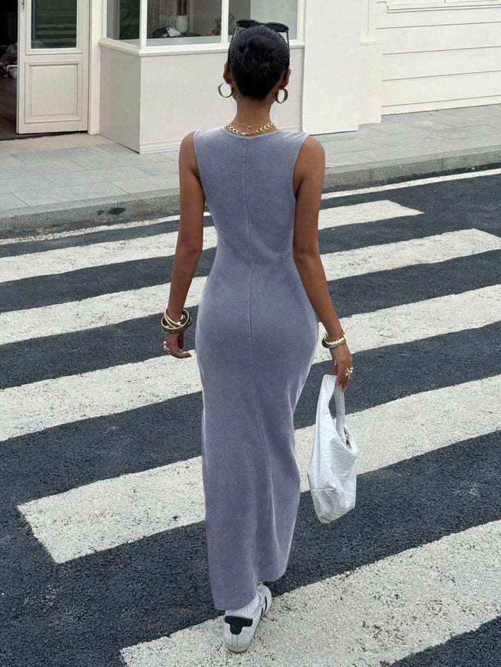 SHEIN maxi ruha, kék