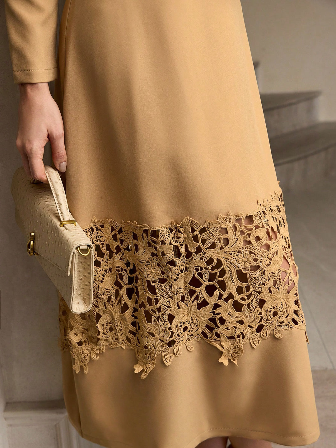 Rochie midi SHEIN, kaki
