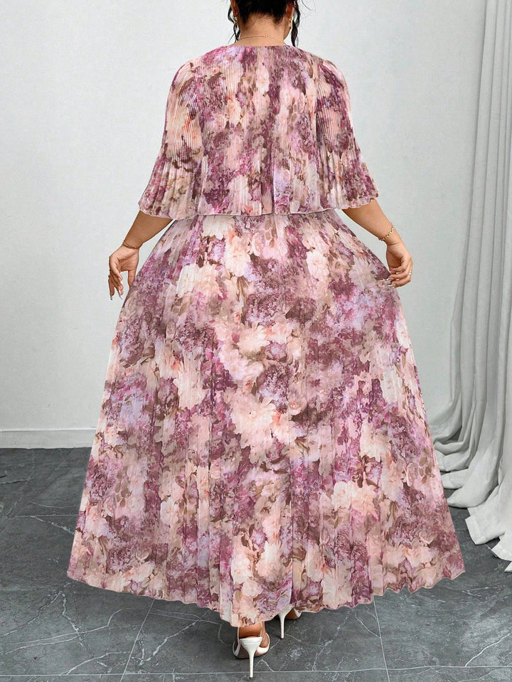 Rochie maxi SHEIN, mix culori
