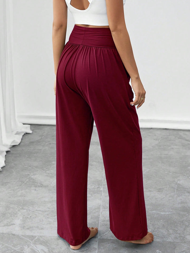 Pantaloni SHEIN, vișiniu