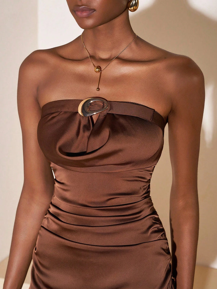 Rochie maxi Shein, maro
