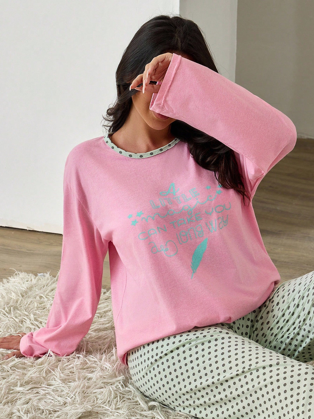 Set pijamale SHEIN, mix culori