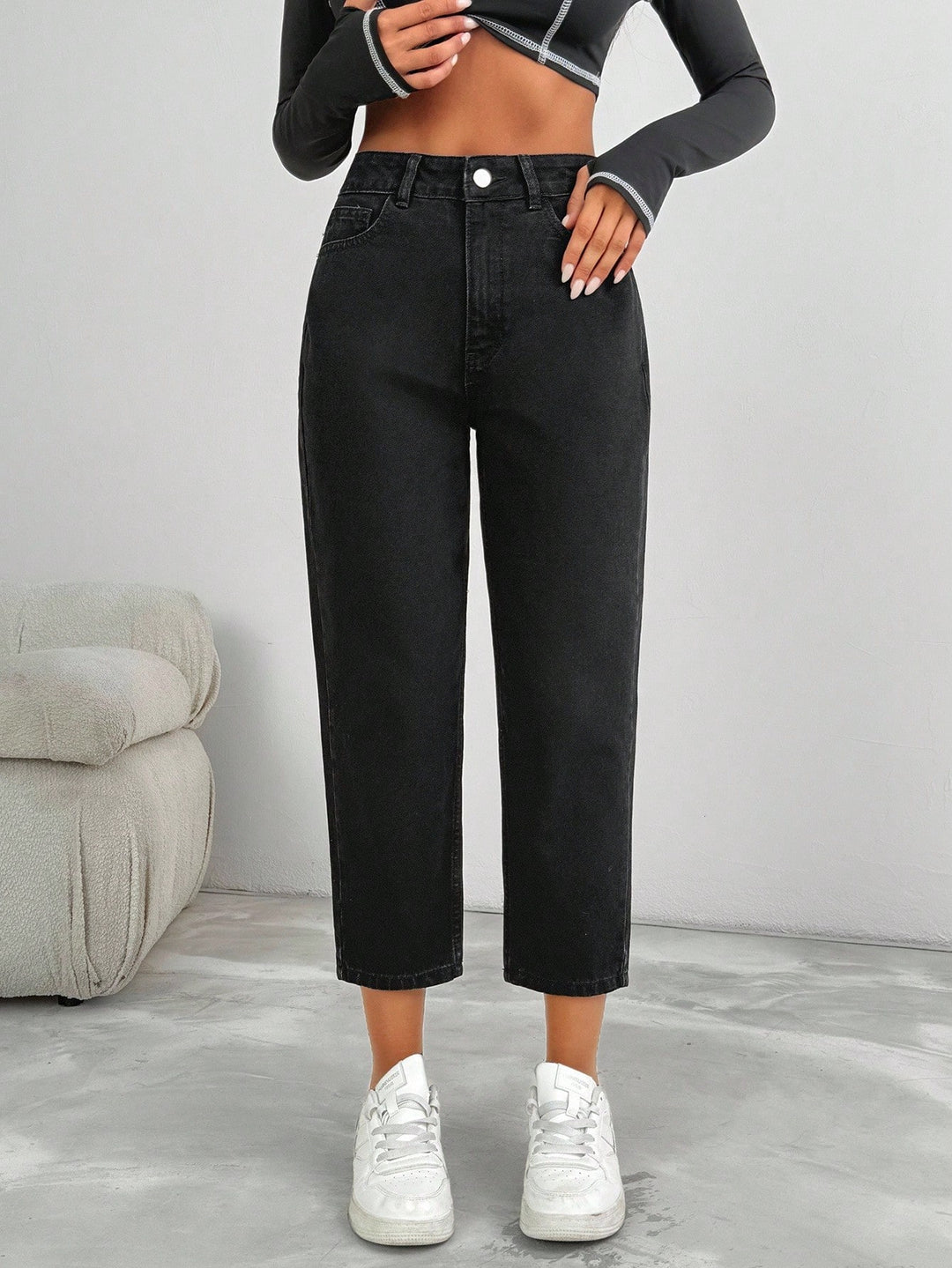 Jeans Shein, negru