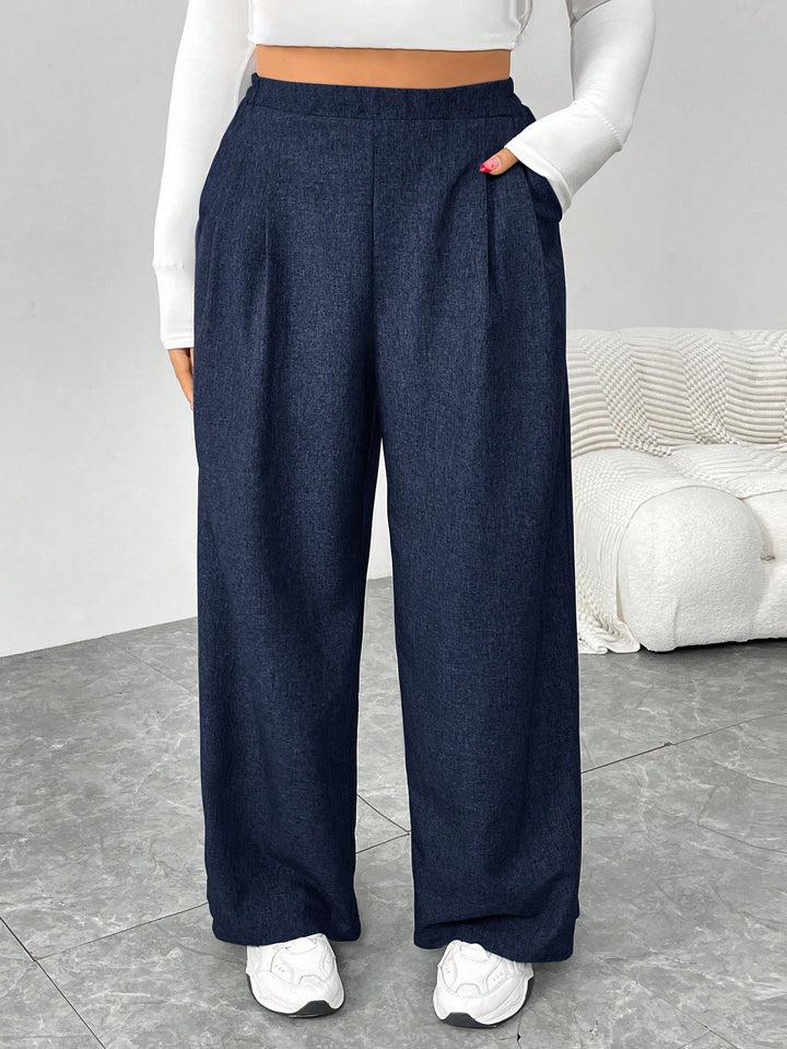 Pantaloni SHEIN, albastru