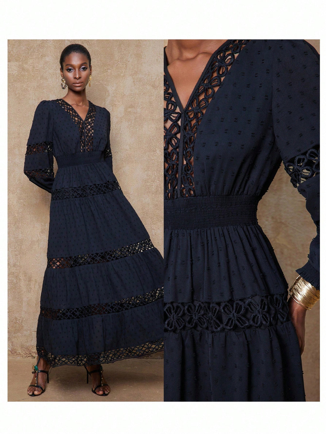 Rochie maxi SHEIN, negru