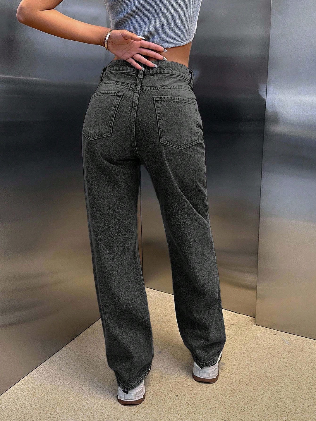 Jeans SHEIN, gri