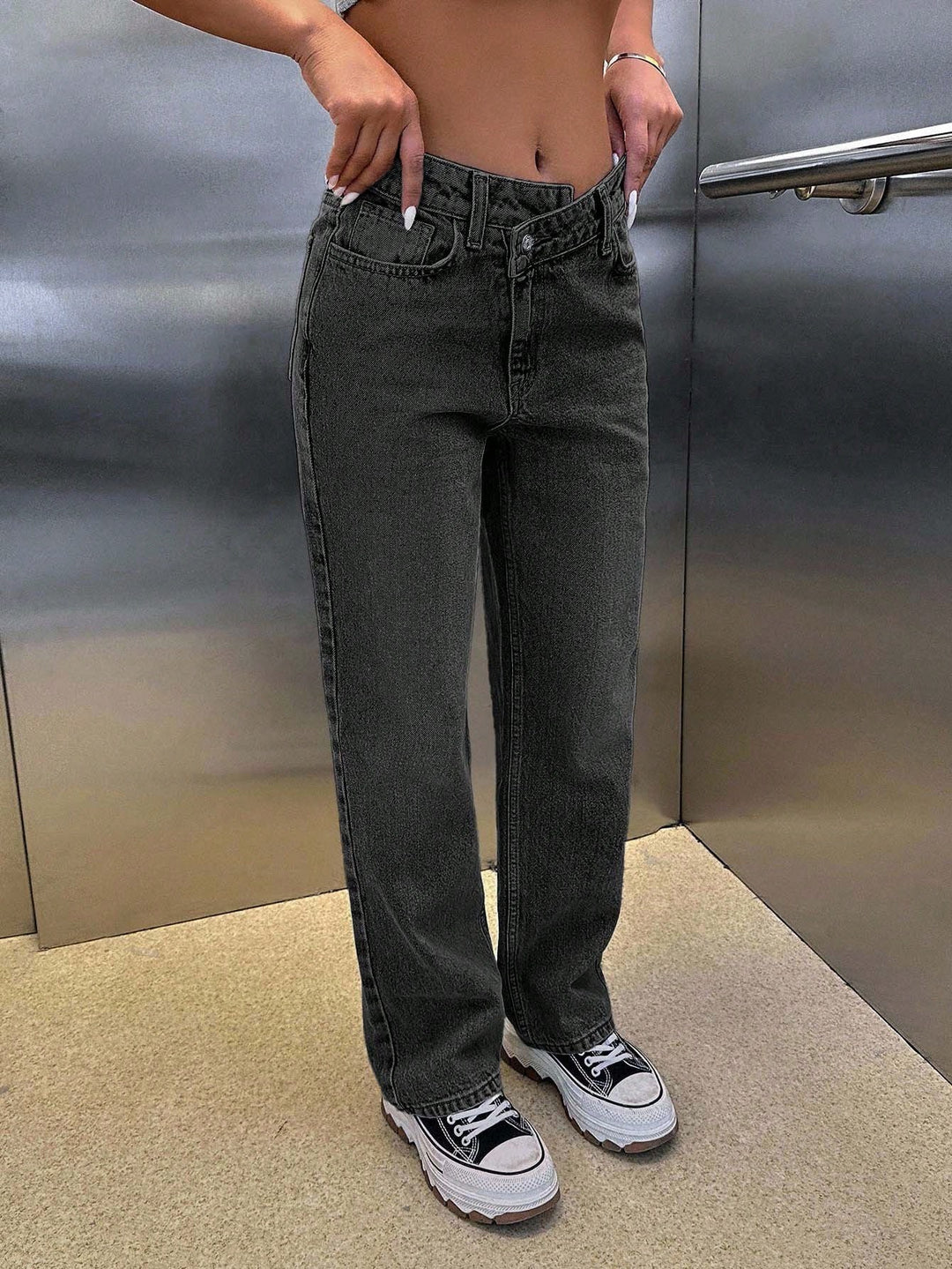 Jeans SHEIN, gri