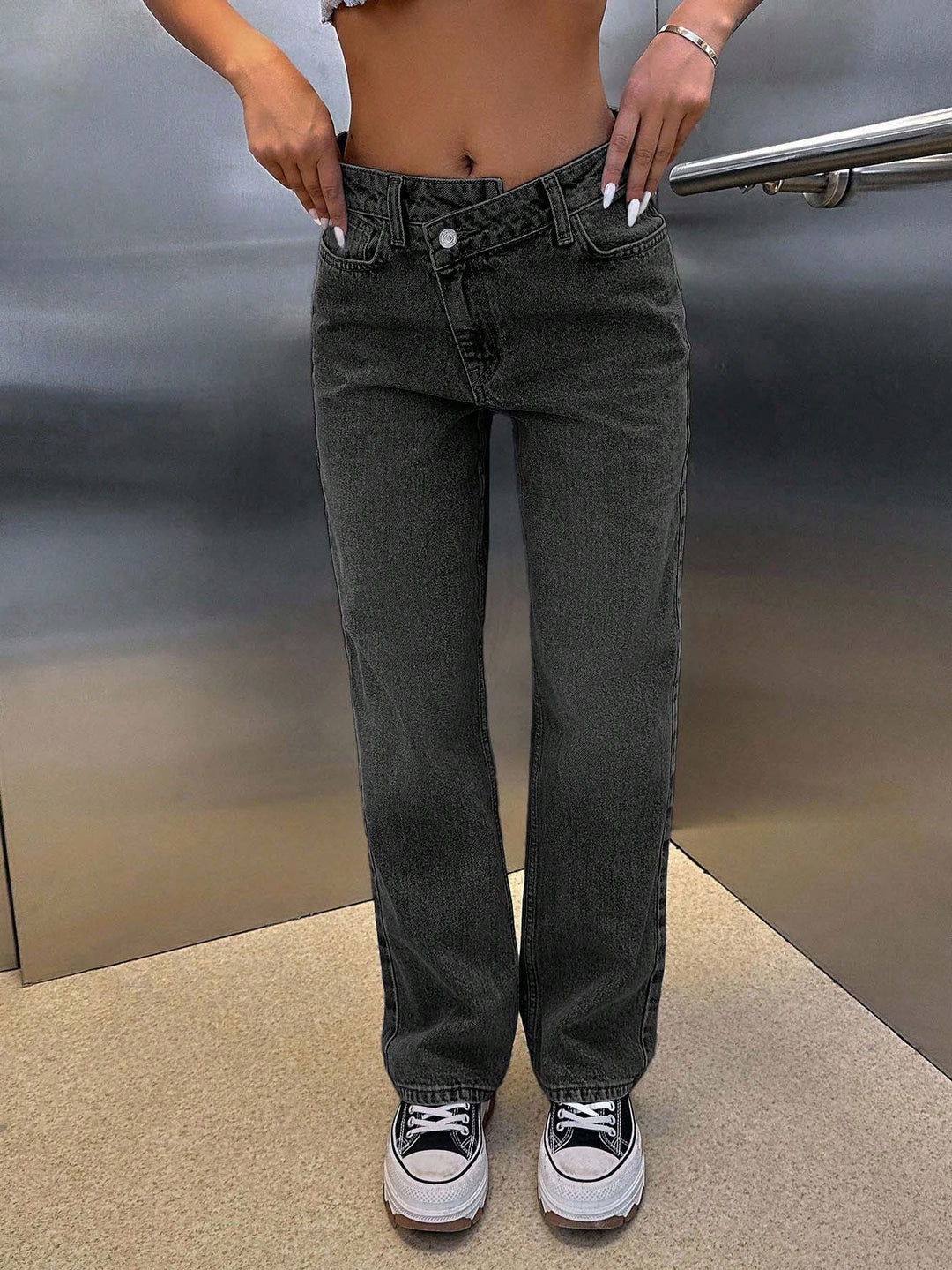 Jeans SHEIN, gri