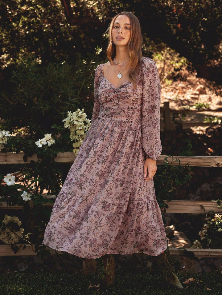 Rochie maxi SHEIN, roz