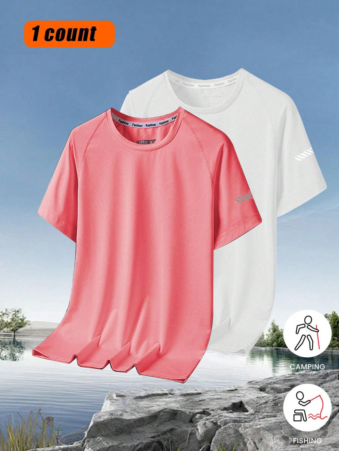 Tricou sportiv SHEIN, roz