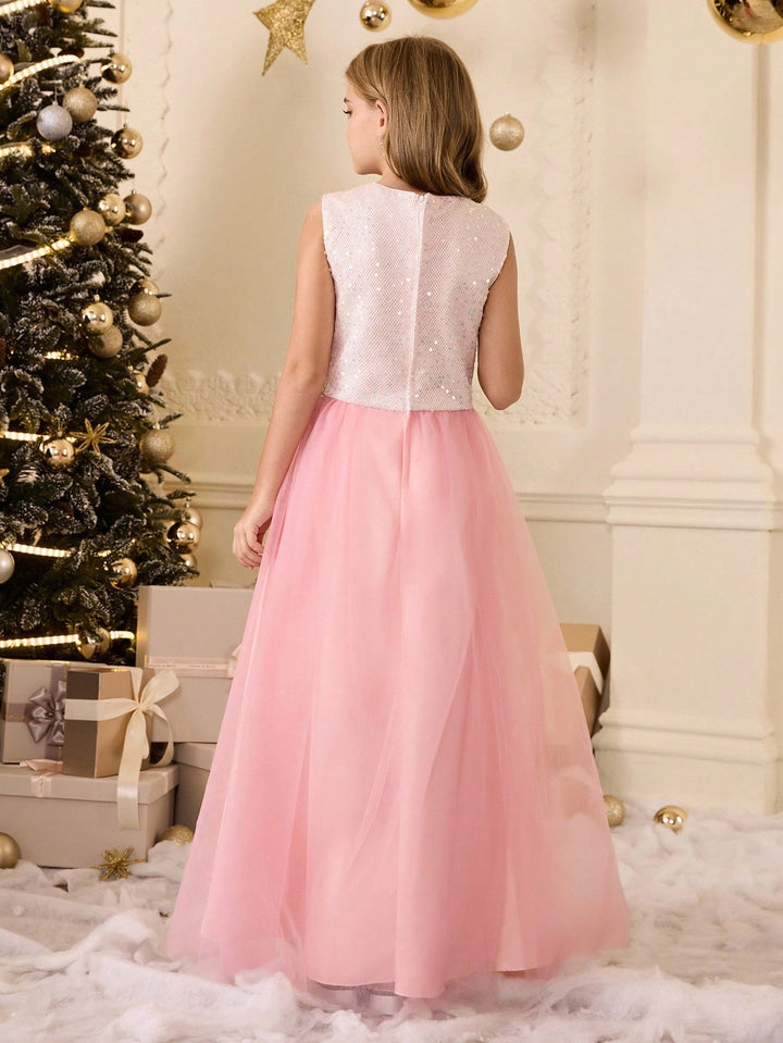 Rochie cu paiete SHEIN, roz