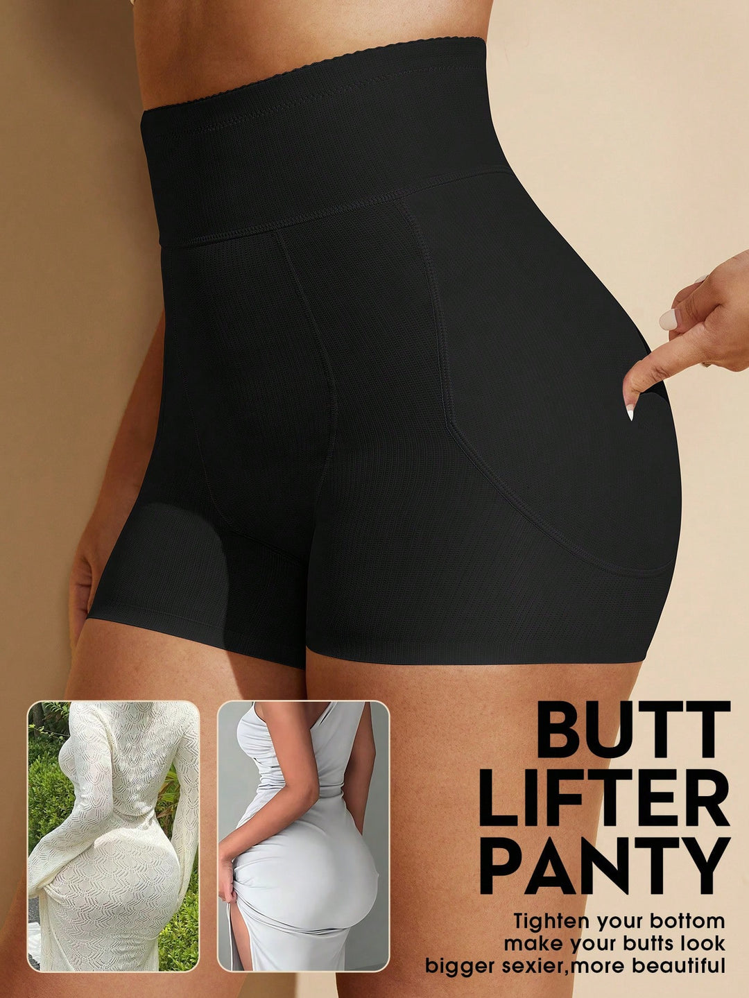 Lenjerie modelatoare SHEIN, negru
