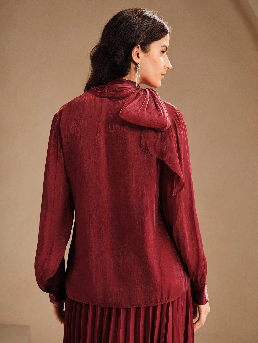 Bluza SHEIN, vișiniu