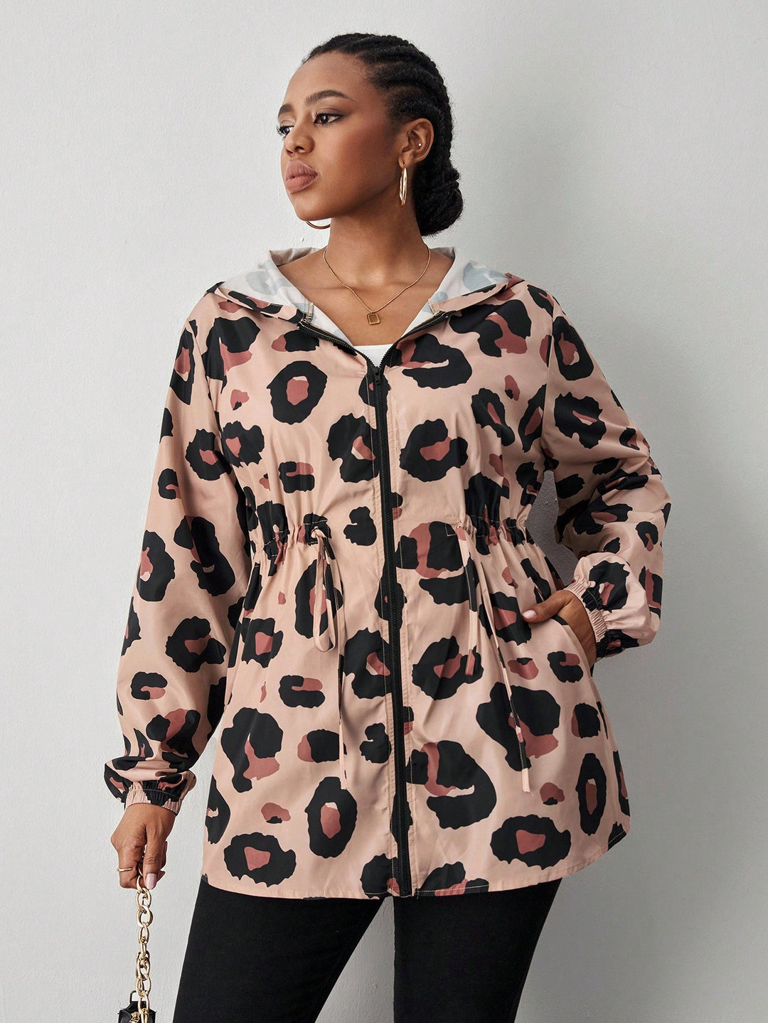SHEIN kabát, barna