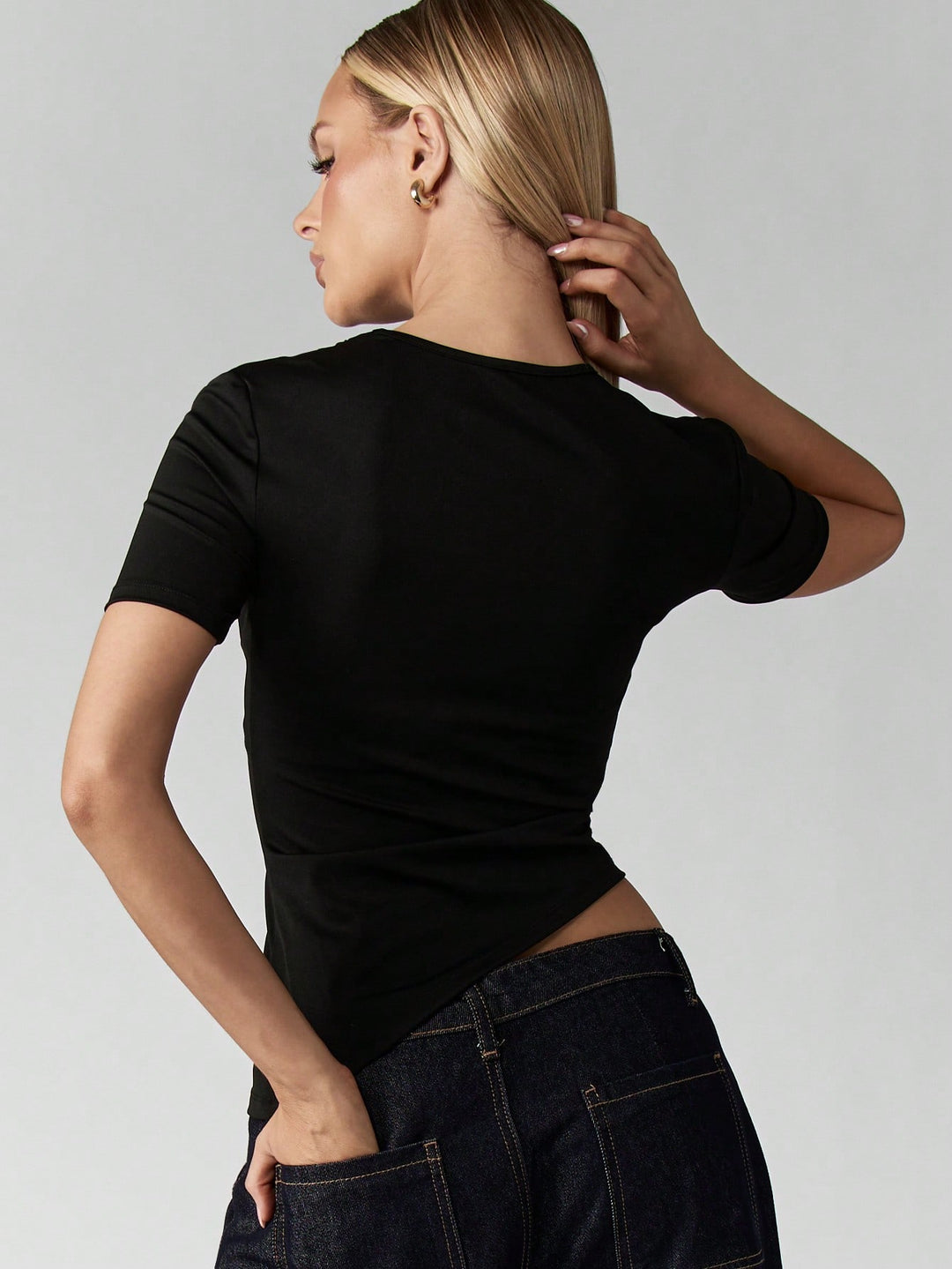 Top SHEIN, negru
