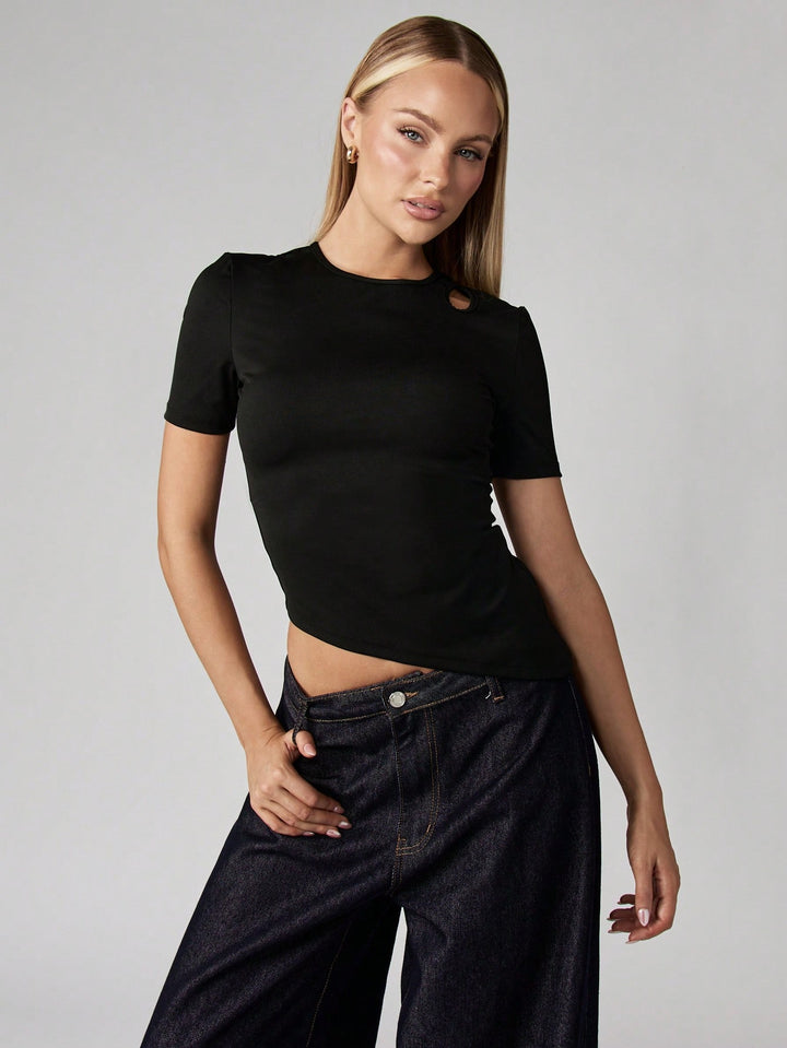 Top SHEIN, negru
