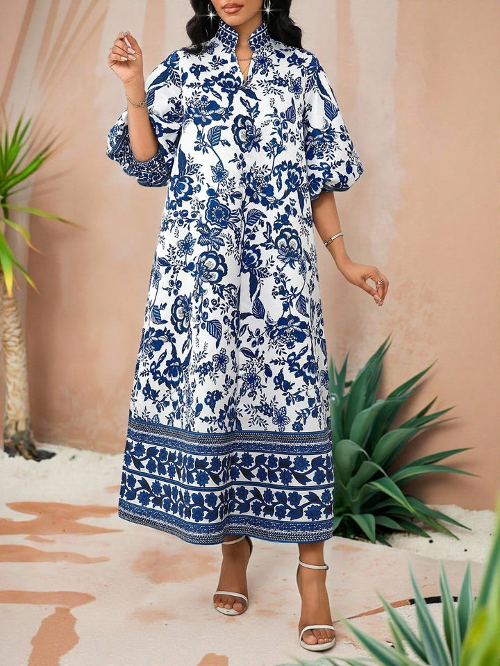 Rochie maxi SHEIN, albastru
