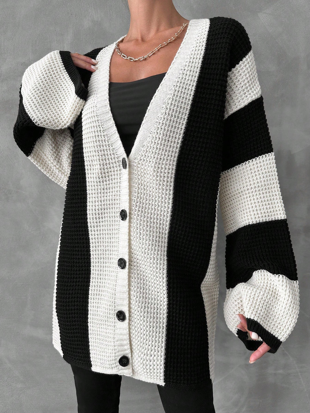 Cardigan SHEIN, negru