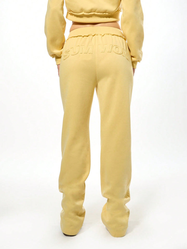 Pantaloni SHEIN, galben