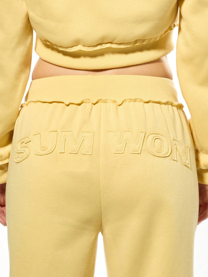 Pantaloni SHEIN, galben