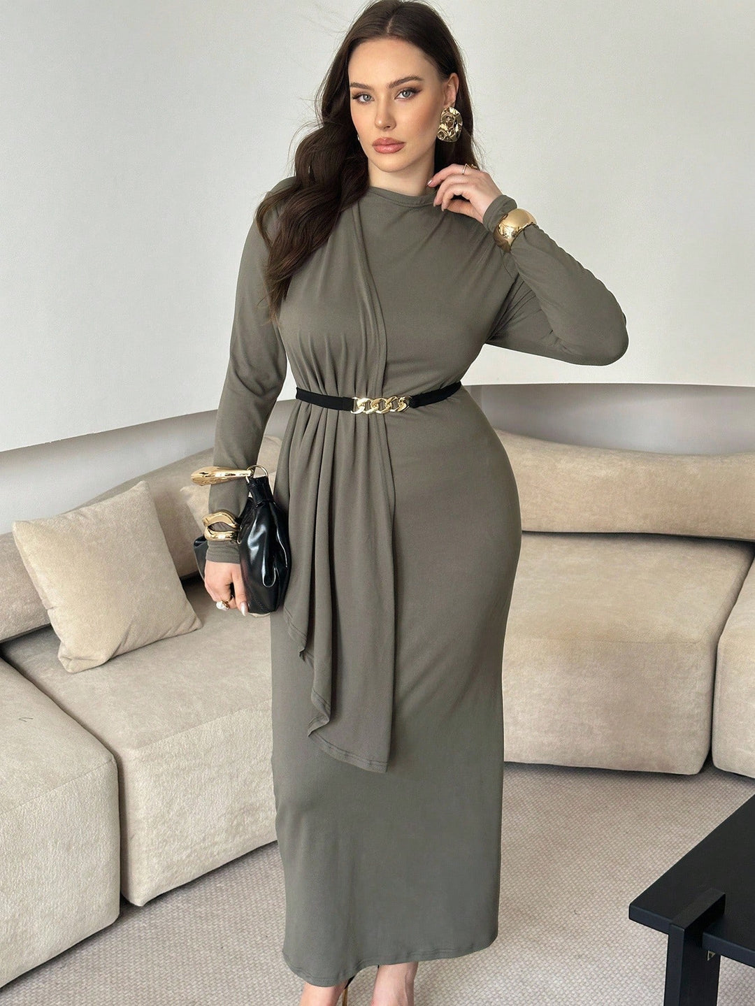 Rochie SHEIN, gri