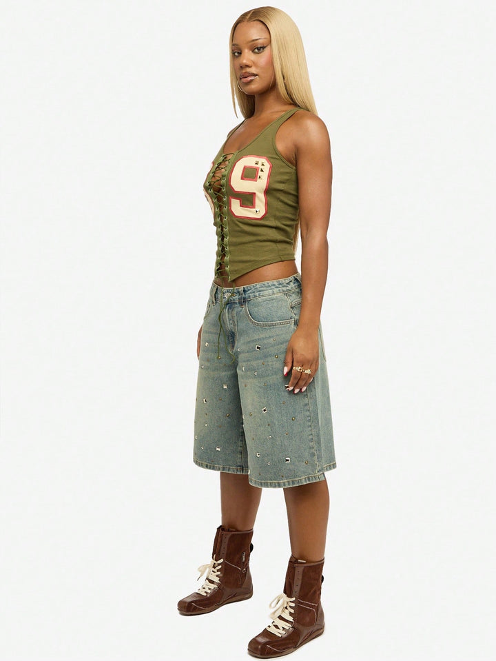 Top SHEIN, verde