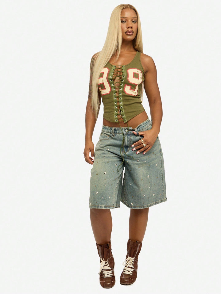 Top SHEIN, verde