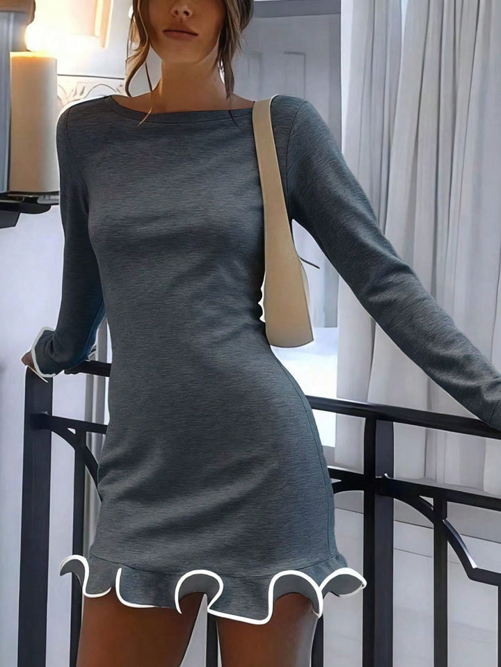 Rochie mini SHEIN, gri