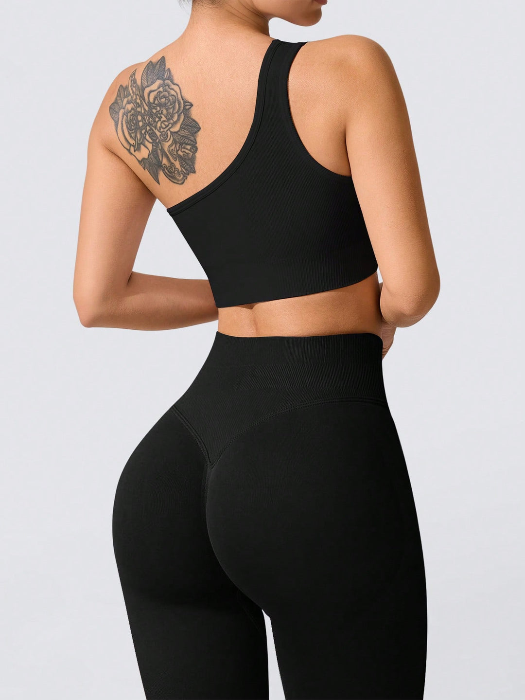 Bustieră sport SHEIN, negru