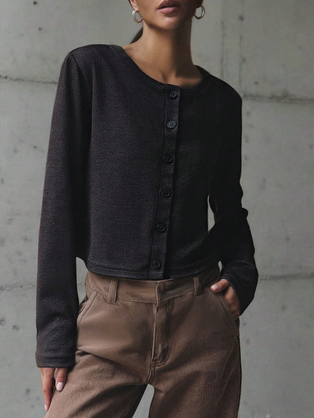Cardigan SHEIN, negru