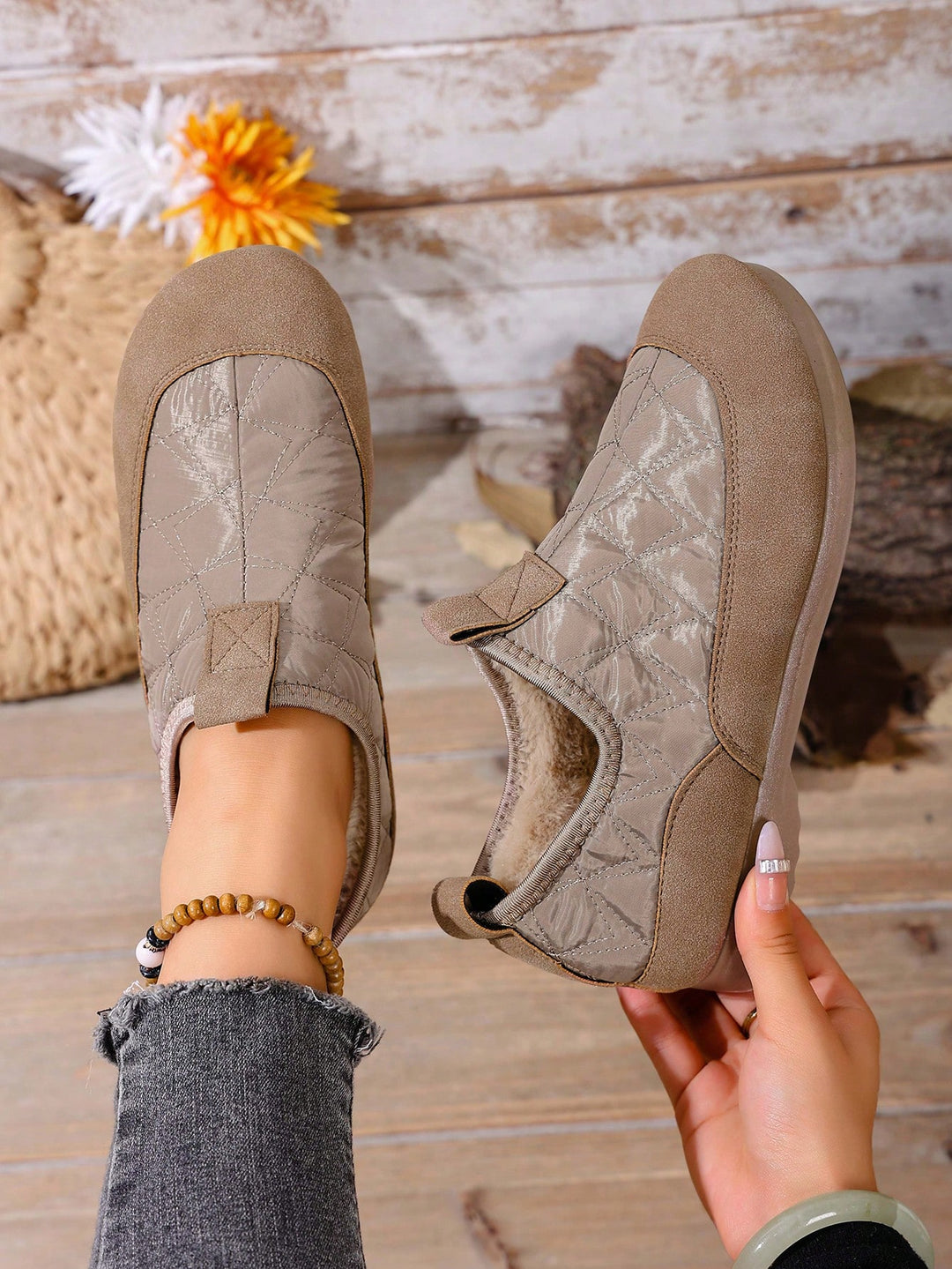 SHEIN csizma, khaki