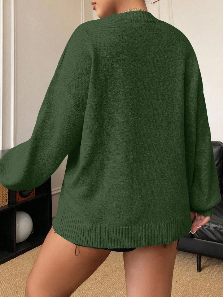 Pulover SHEIN, verde