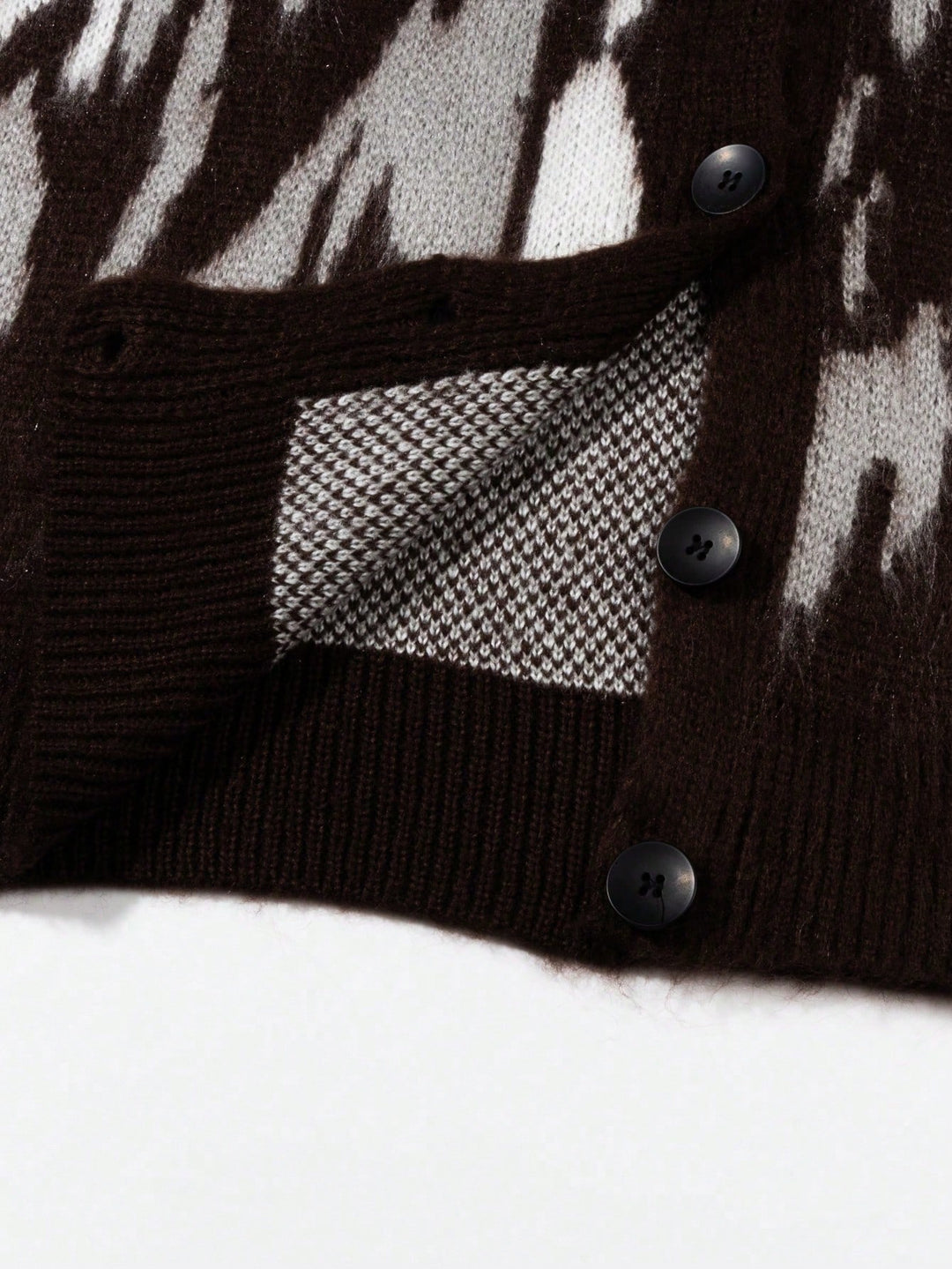 Cardigan SHEIN, maro