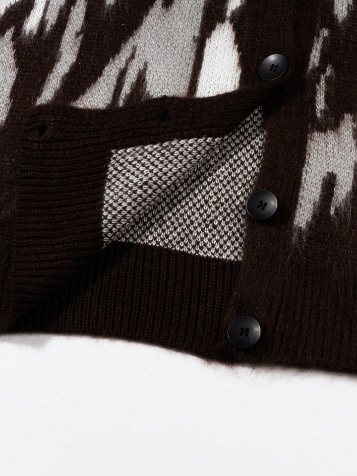Cardigan SHEIN, maro
