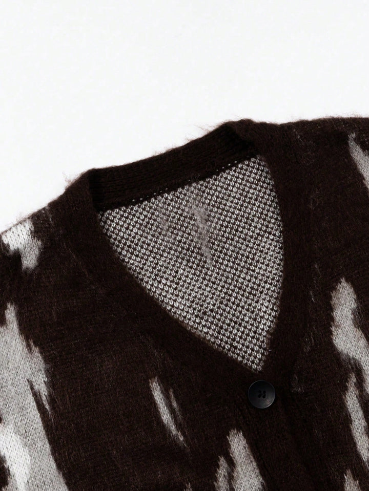 Cardigan SHEIN, maro