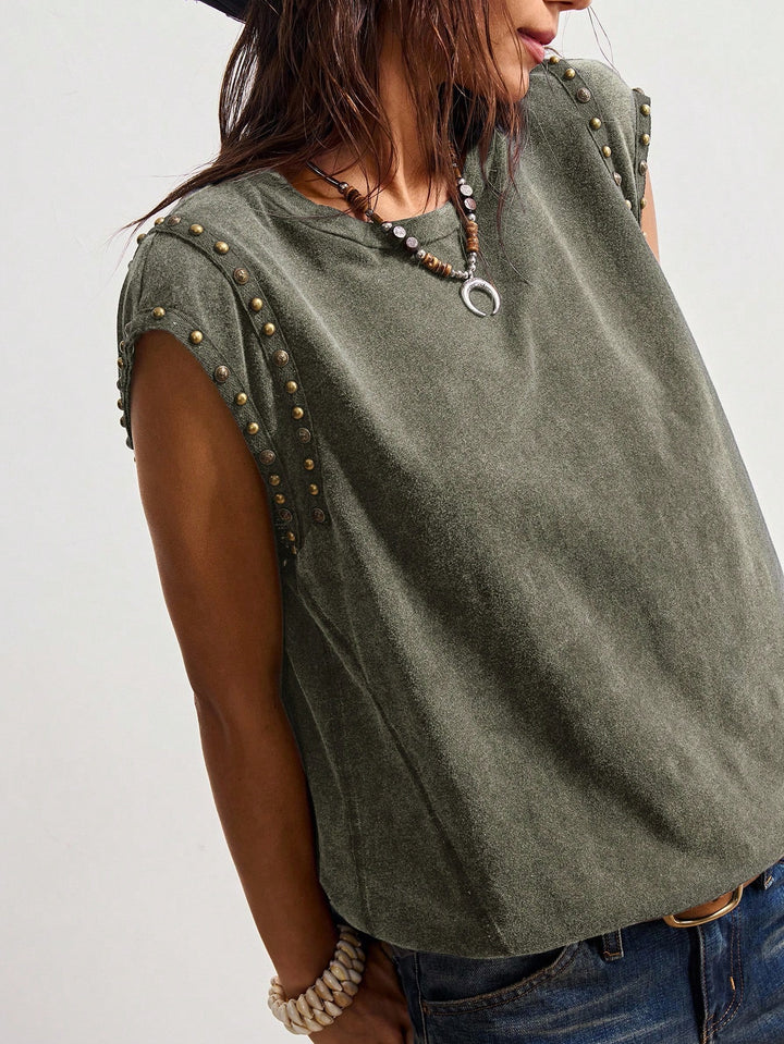 SHEIN póló, khaki