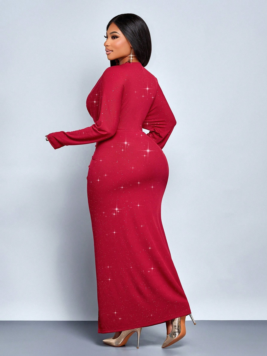 SHEIN Maxi ruha, piros