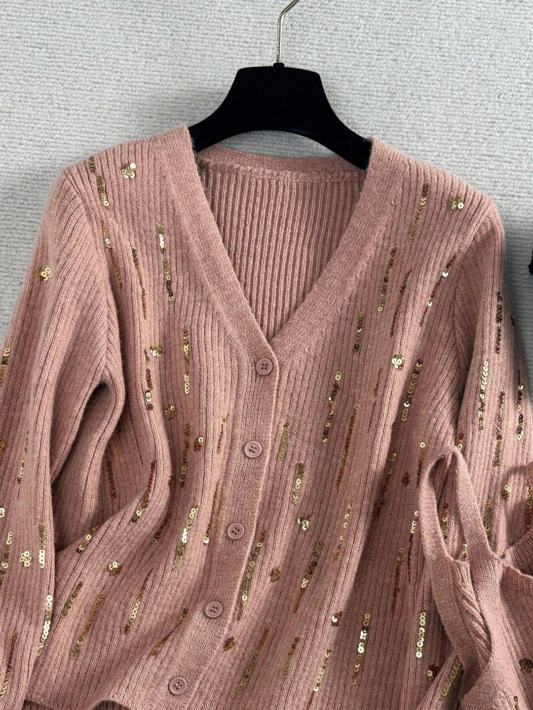 Set top și cardigan SHEIN, roz