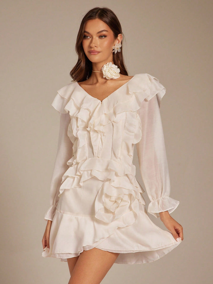 Rochie scurtă SHEIN, portocaliu