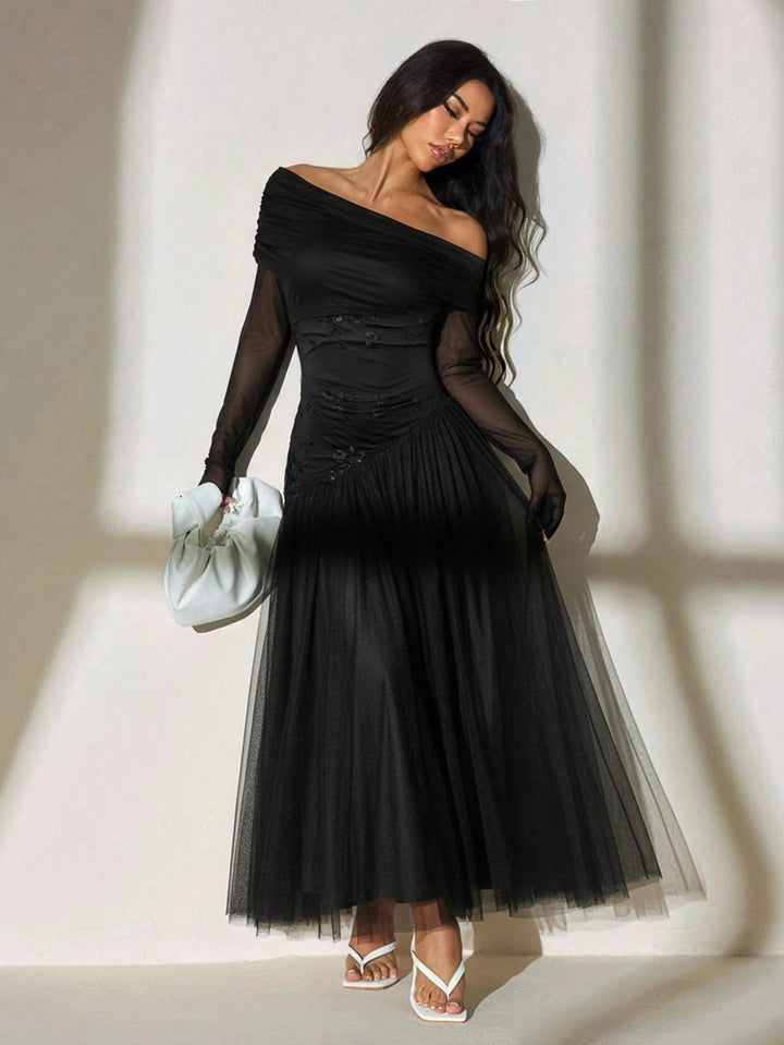 Rochie maxi SHEIN, negru