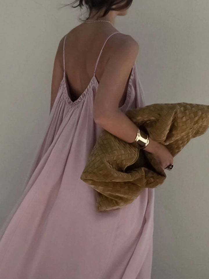 Rochie maxi SHEIN, roz