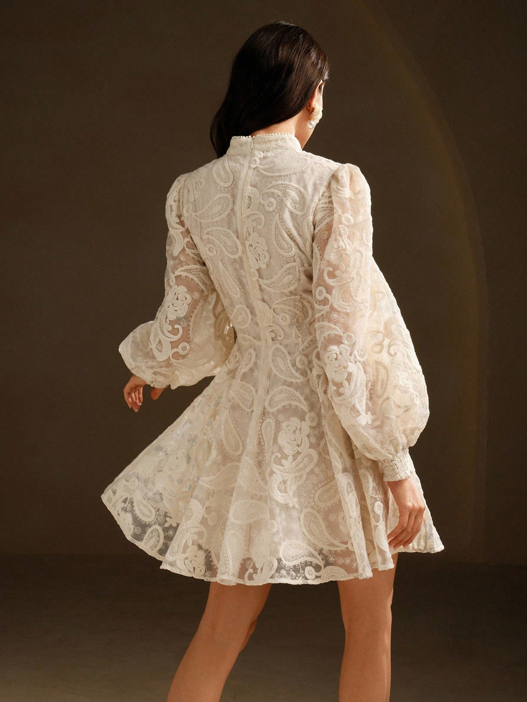 Rochie scurtă SHEIN, bej