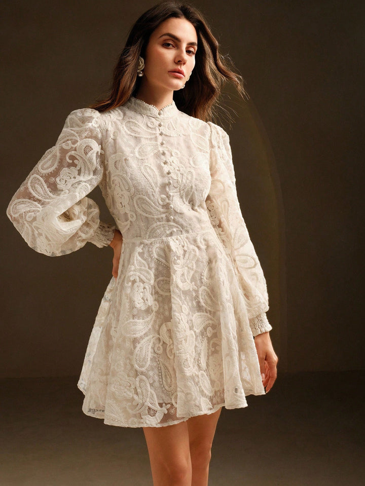Rochie scurtă SHEIN, bej