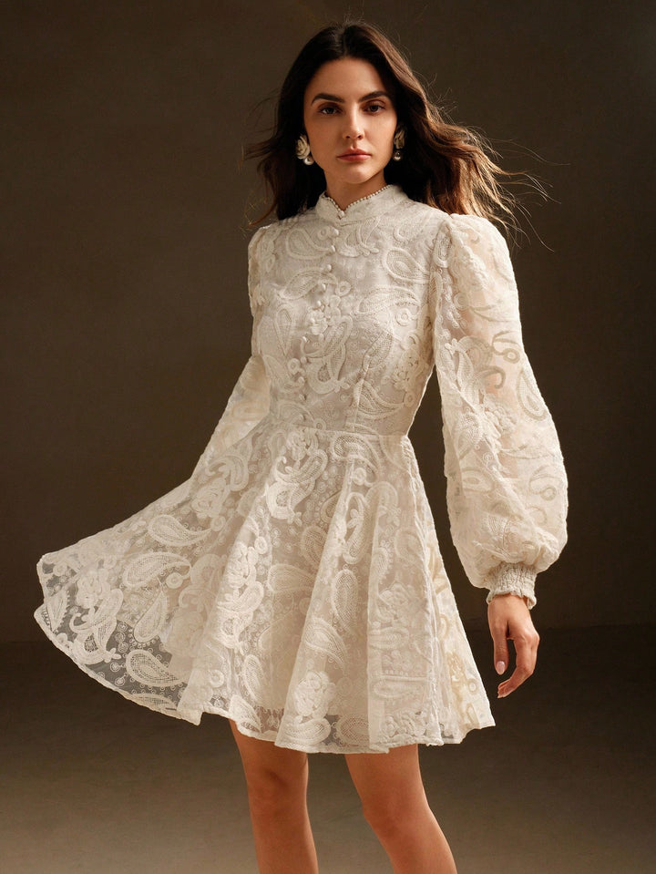 Rochie scurtă SHEIN, bej
