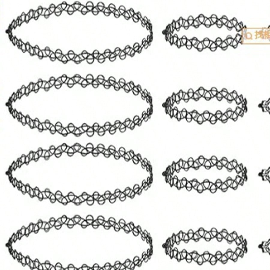 Choker SHEIN, mix culori