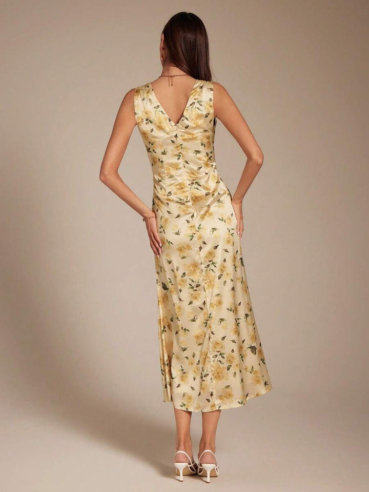 Rochie midi SHEIN, galben