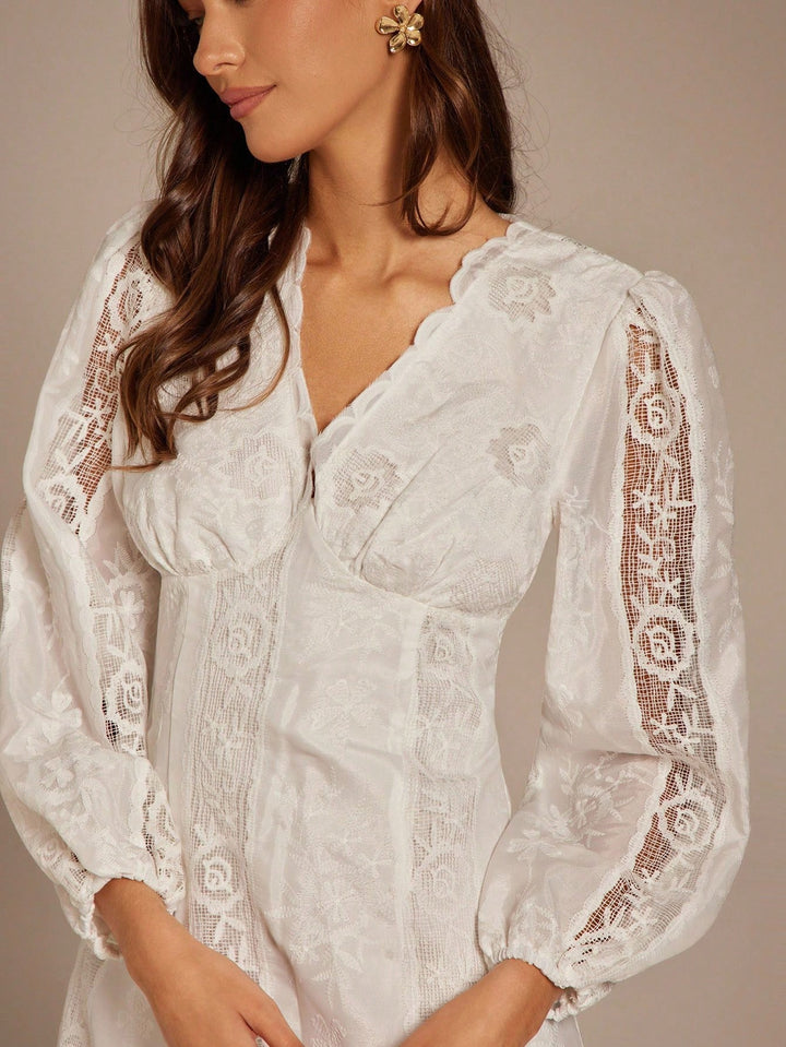 Rochie scurtă SHEIN, alb