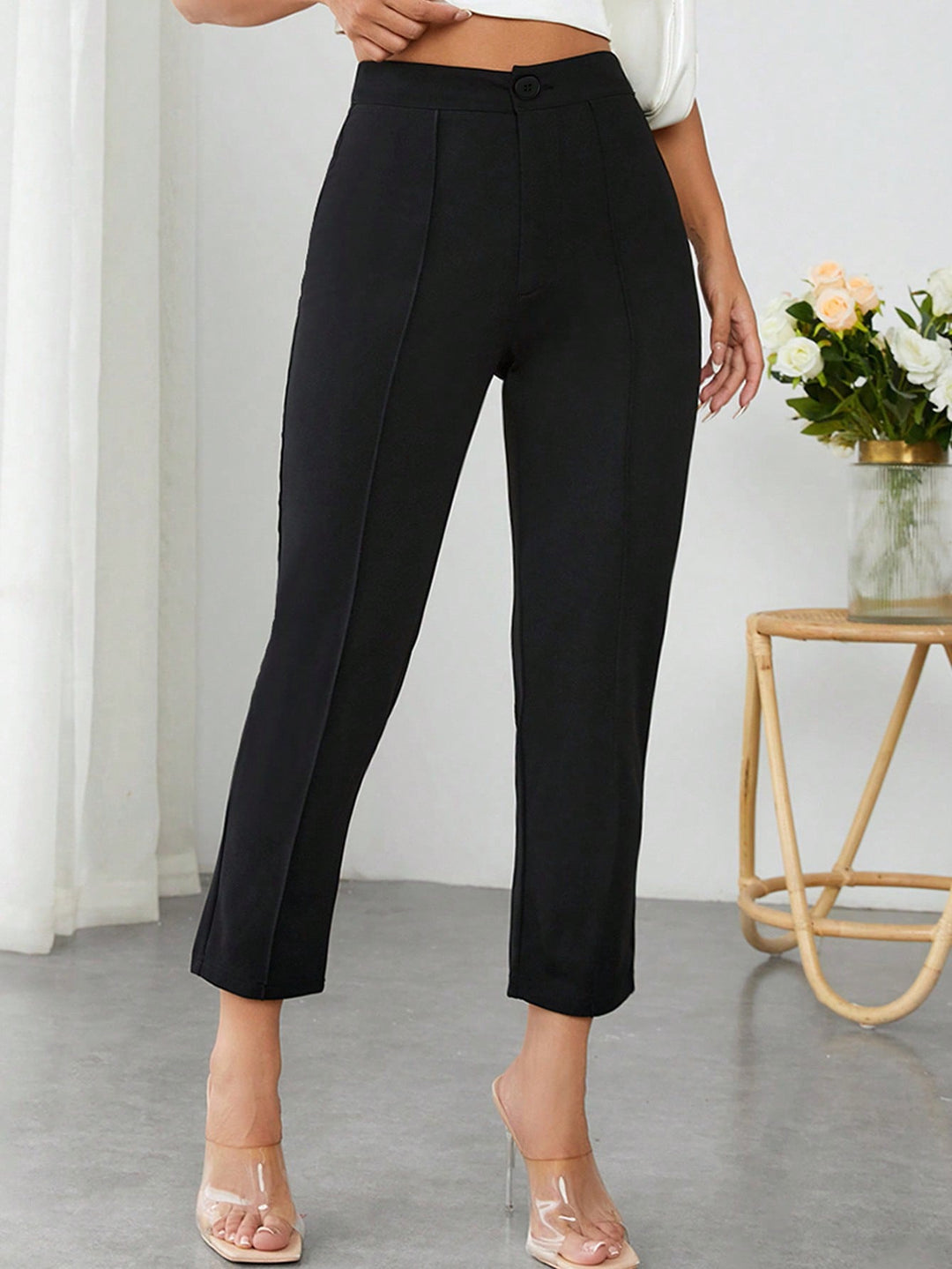 Pantaloni SHEIN, negru